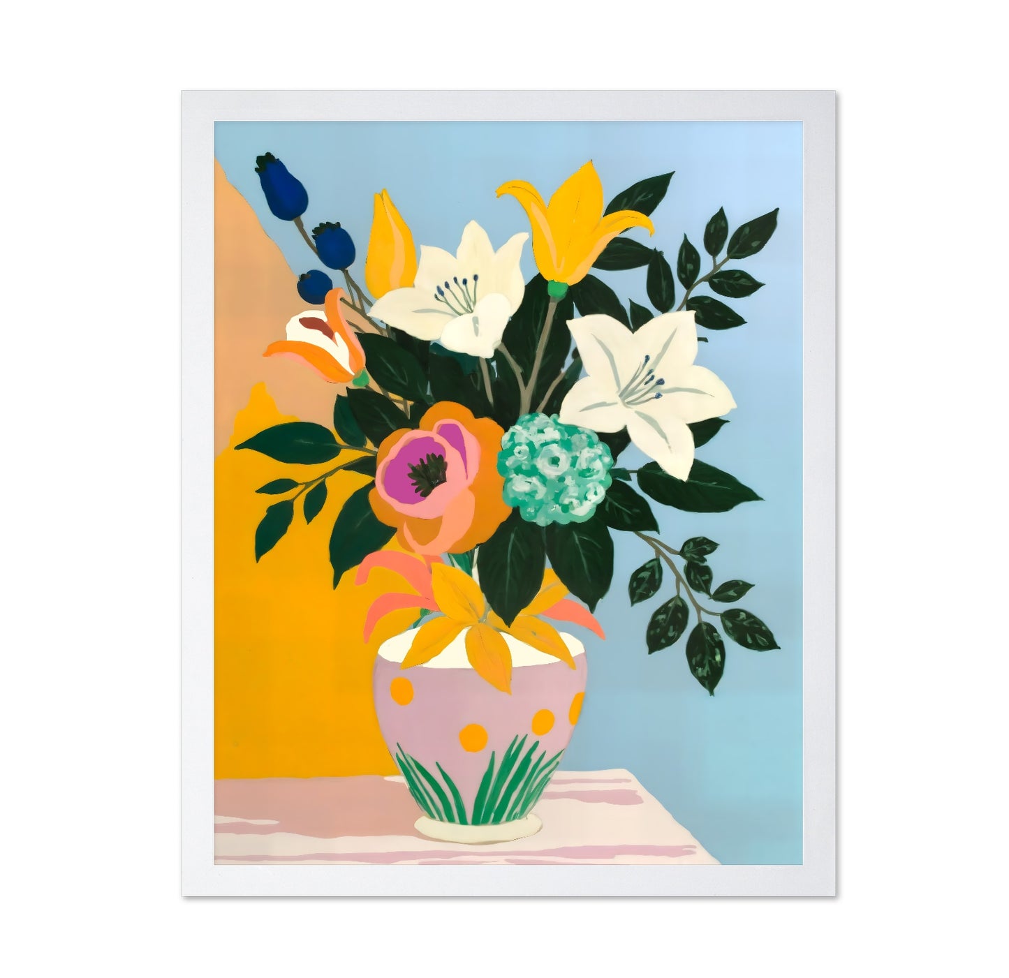 Colorful Floral Vase No2
