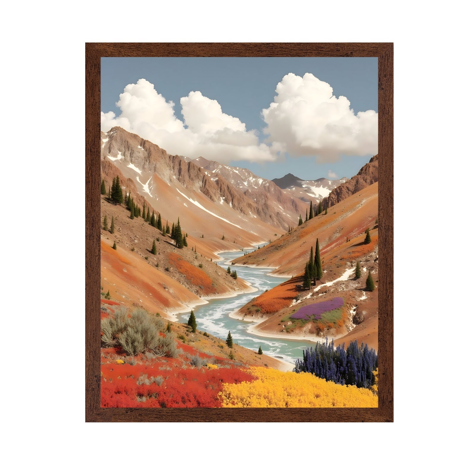 Mountain River Valley No1