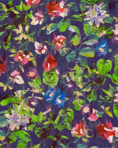 Painterly Floral Texture
