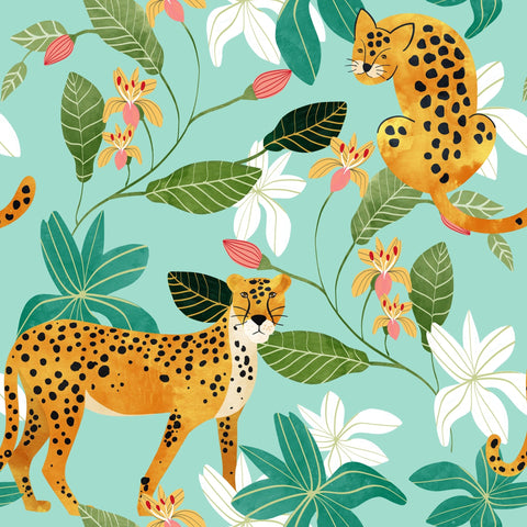 Leopard Floral Pattern No1