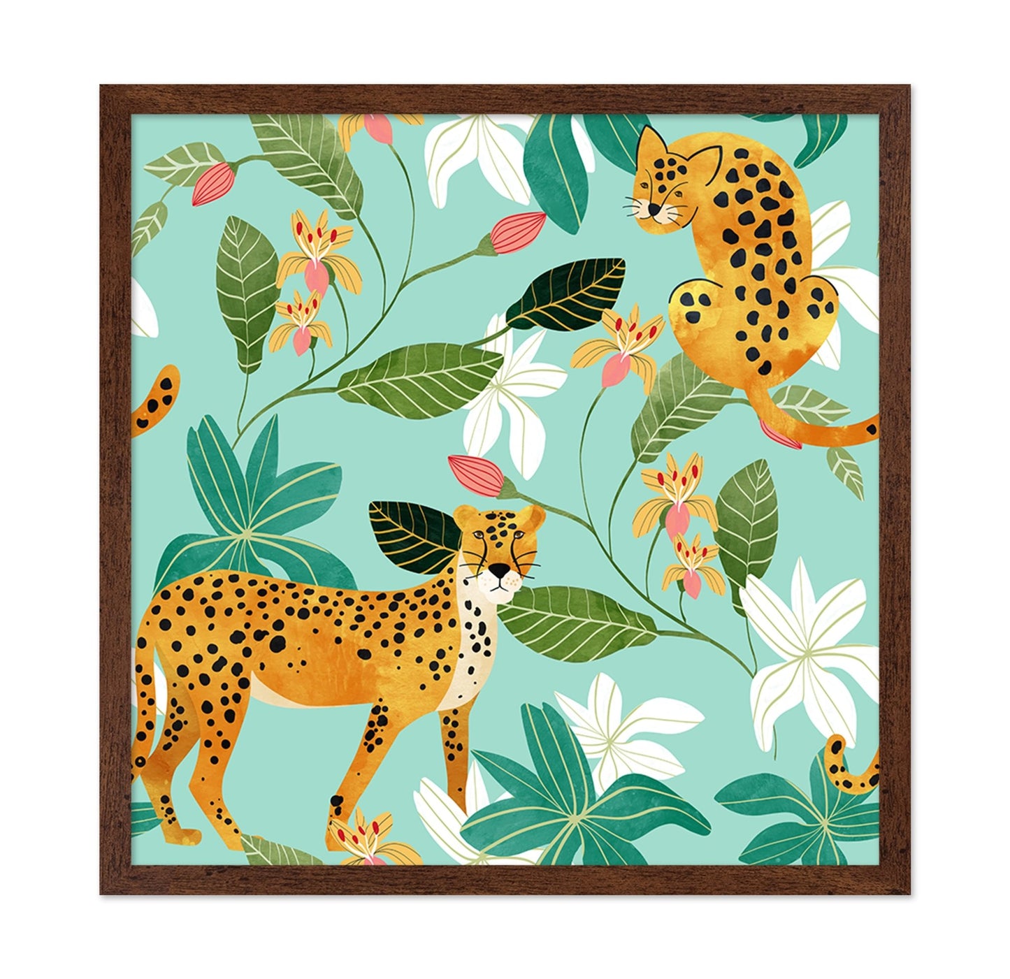 Leopard Floral Pattern No1