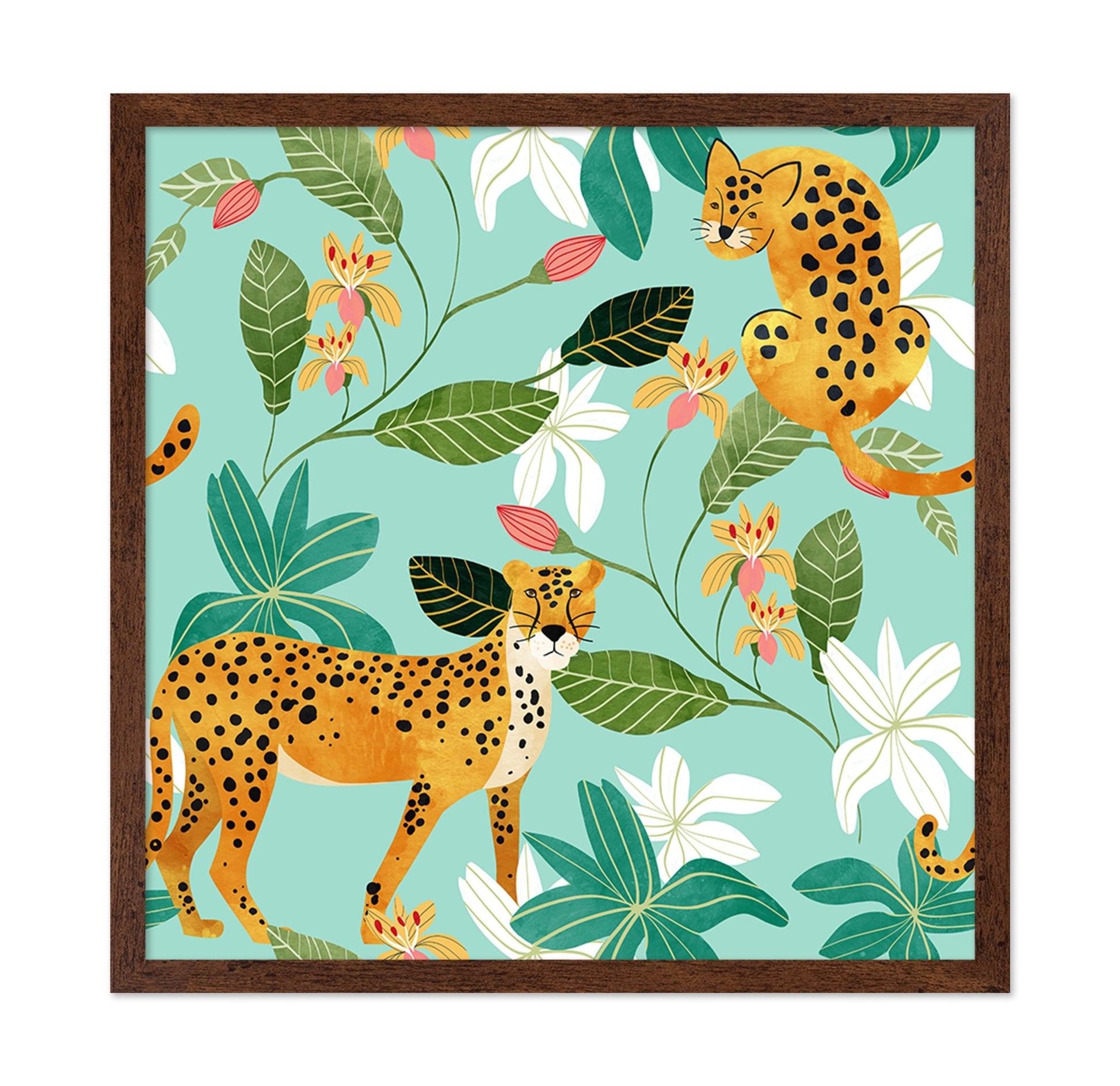 Leopard Floral Pattern No1