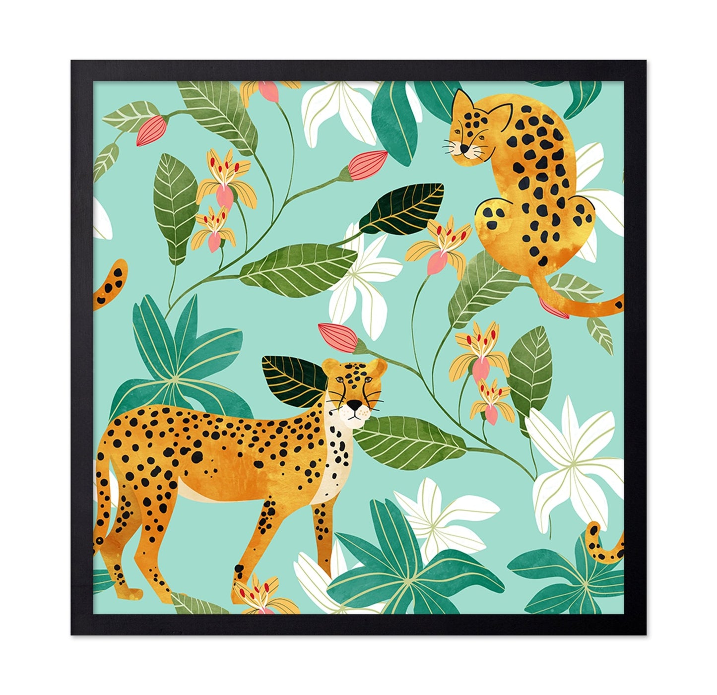Leopard Floral Pattern No1
