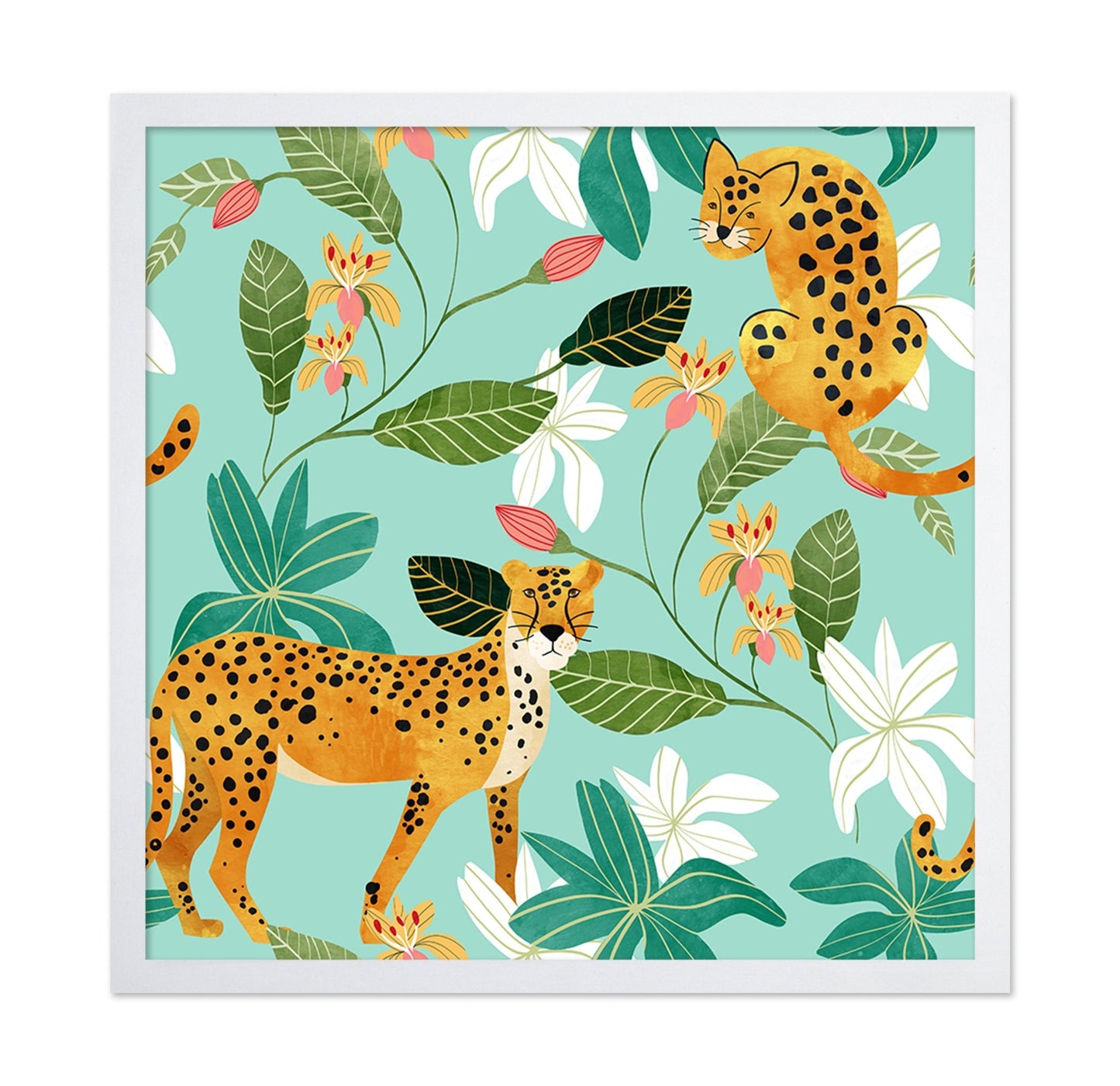Leopard Floral Pattern No1