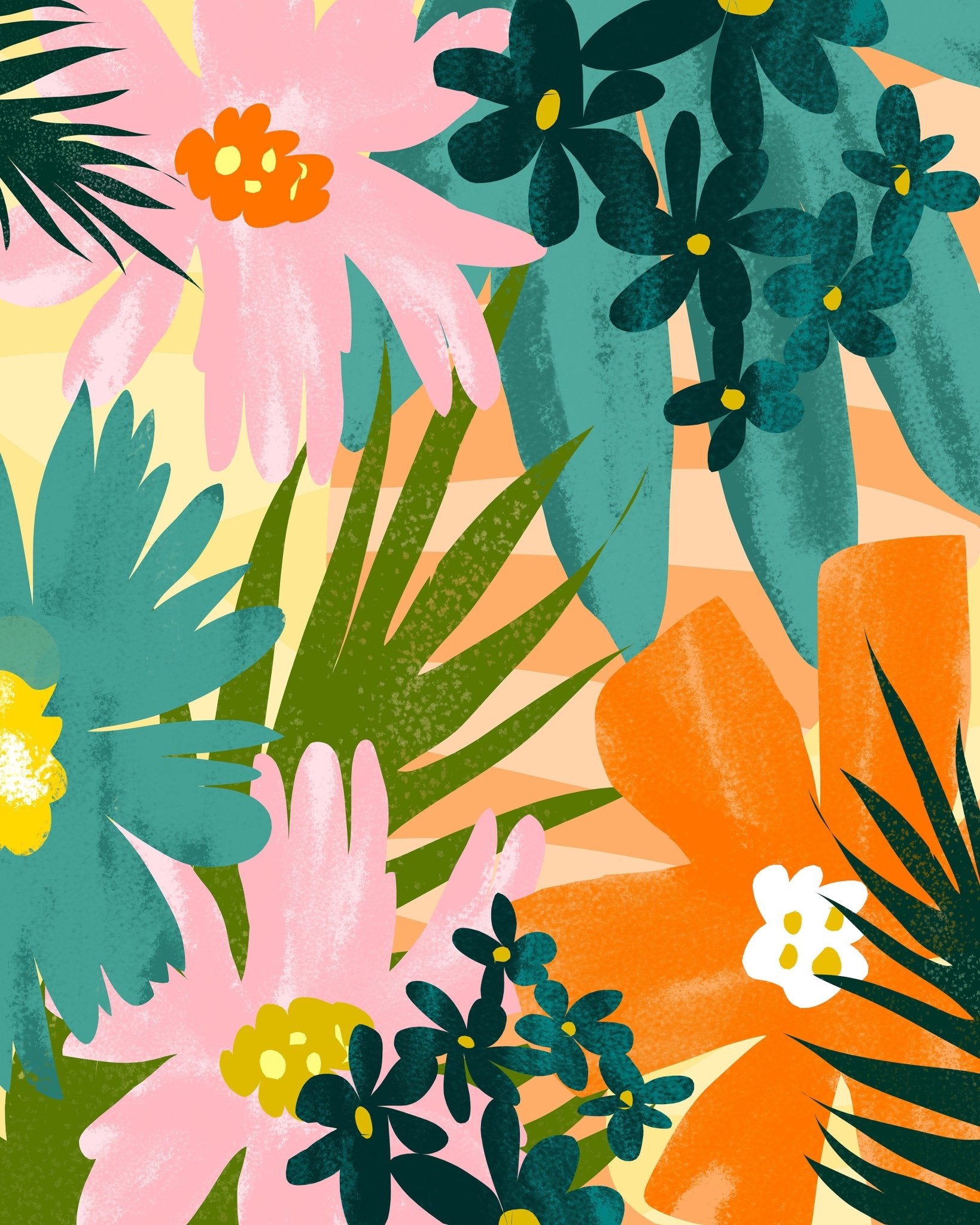 Abstract Floral Shapes No2