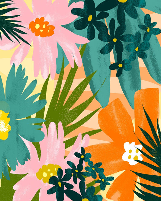 Abstract Floral Shapes No2
