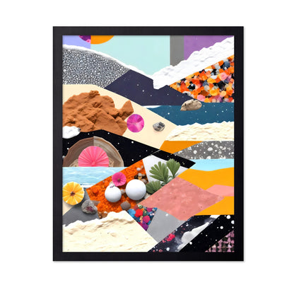 Abstract Collage Layers