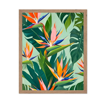Tropical Bird Flower