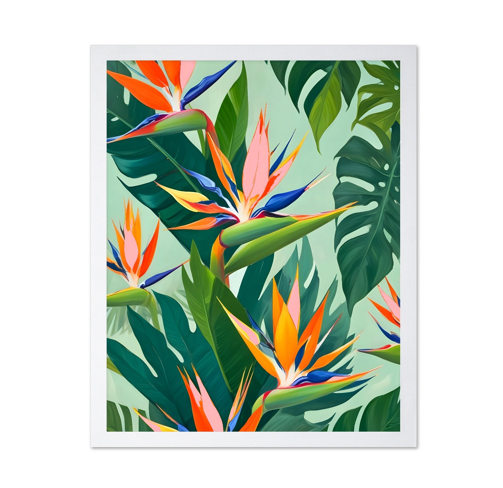 Tropical Bird Flower