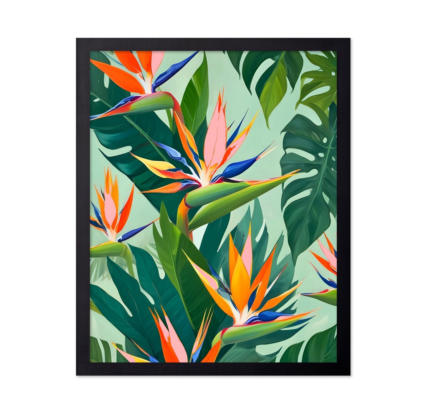Tropical Bird Flower