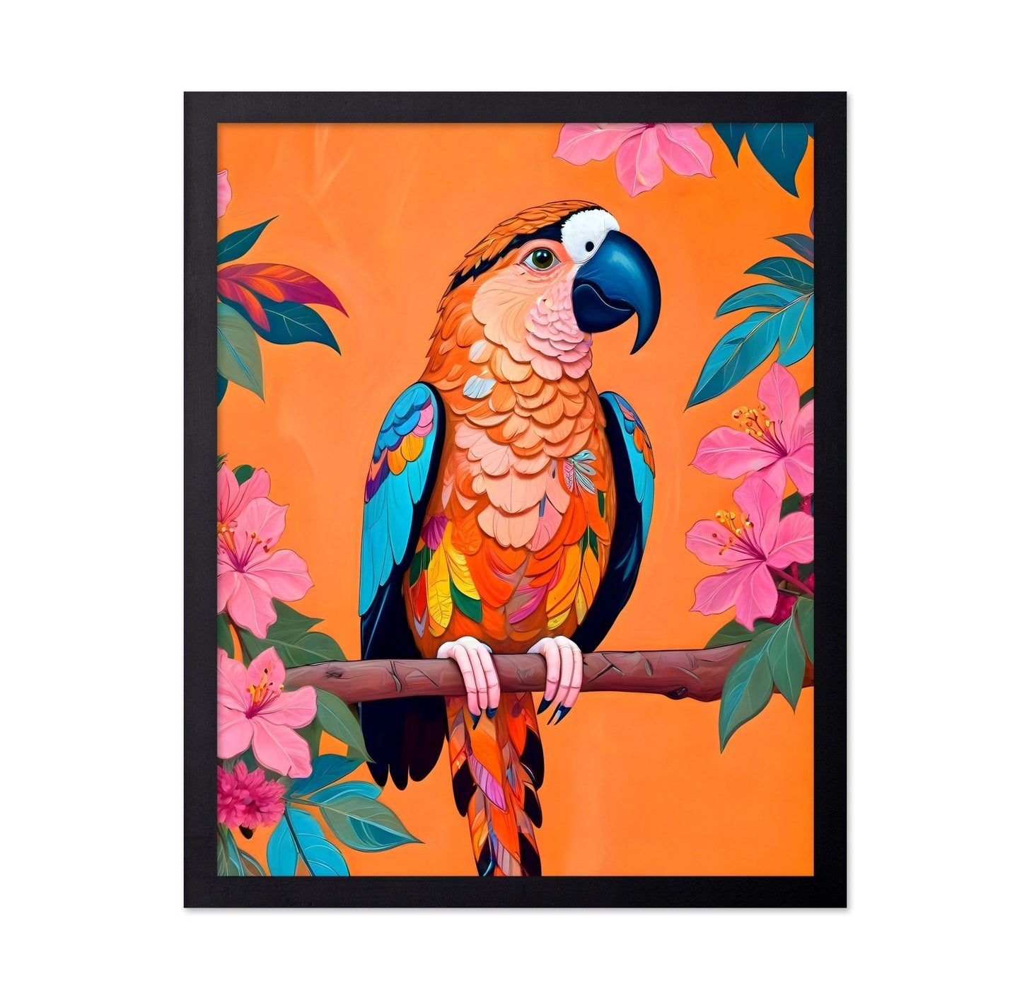 Tropical Parrot Bloom No2