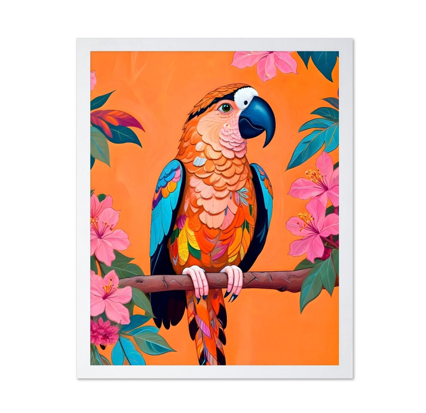 Tropical Parrot Bloom No2