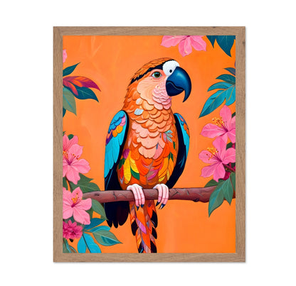 Tropical Parrot Bloom No2