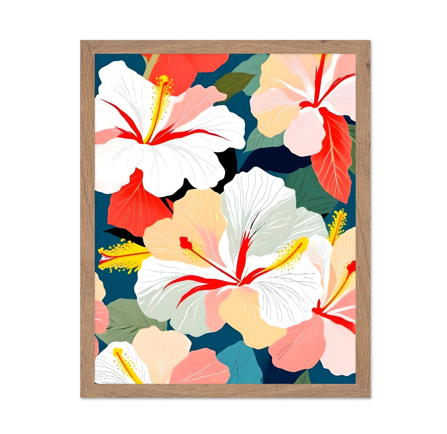 Hibiscus Floral Pattern