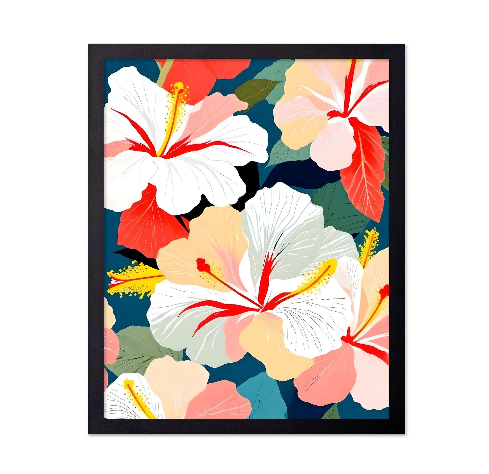 Hibiscus Floral Pattern