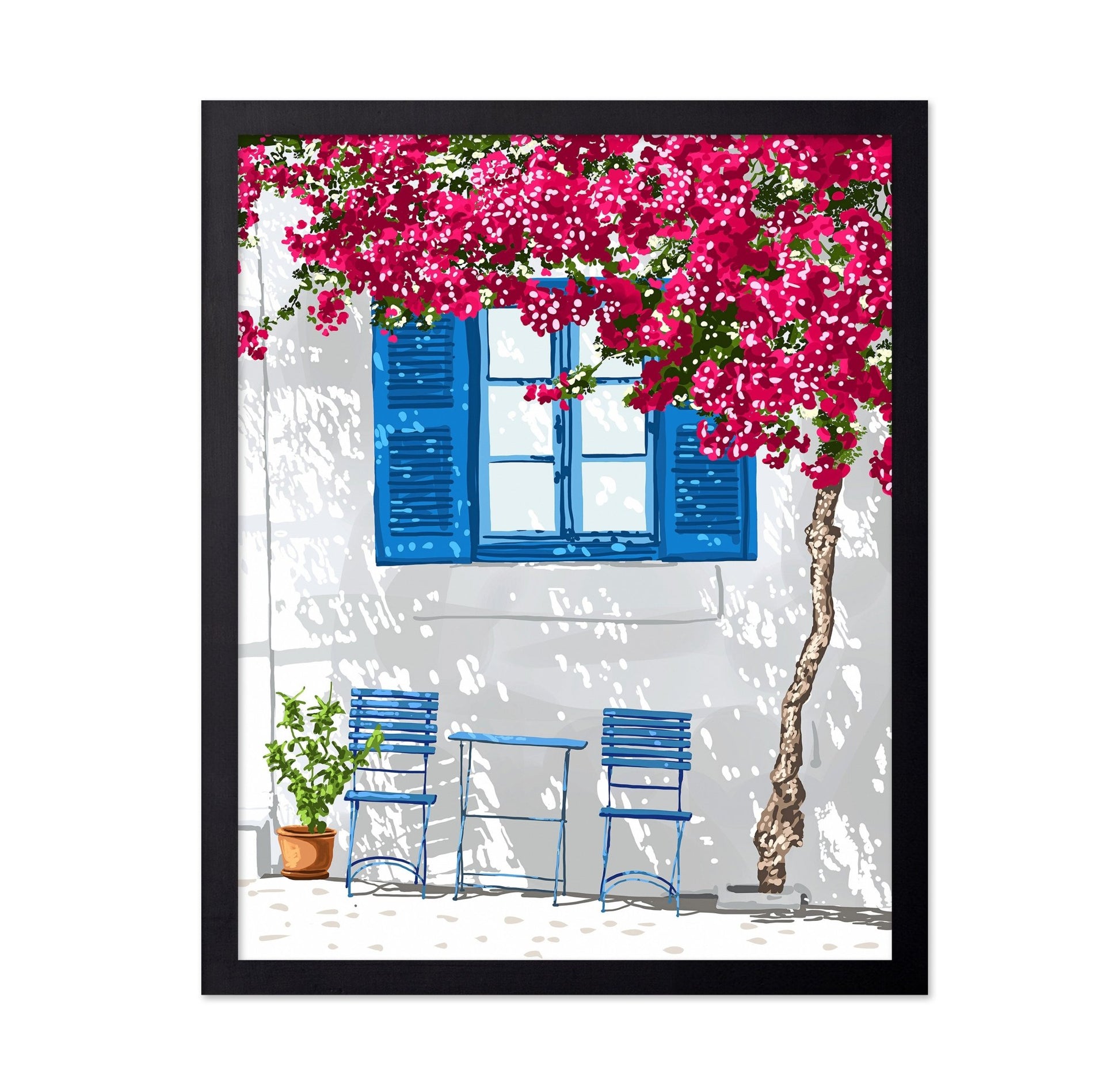 Mediterranean Window Scene