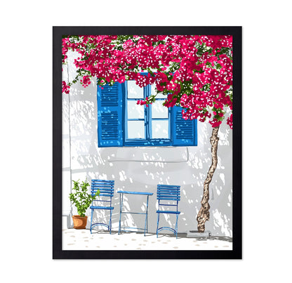 Mediterranean Window Scene