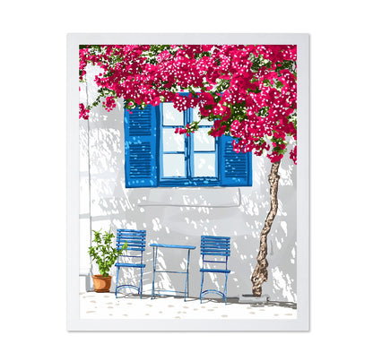 Mediterranean Window Scene