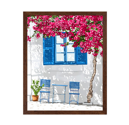 Mediterranean Window Scene
