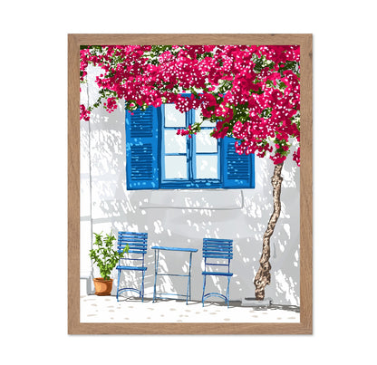 Mediterranean Window Scene
