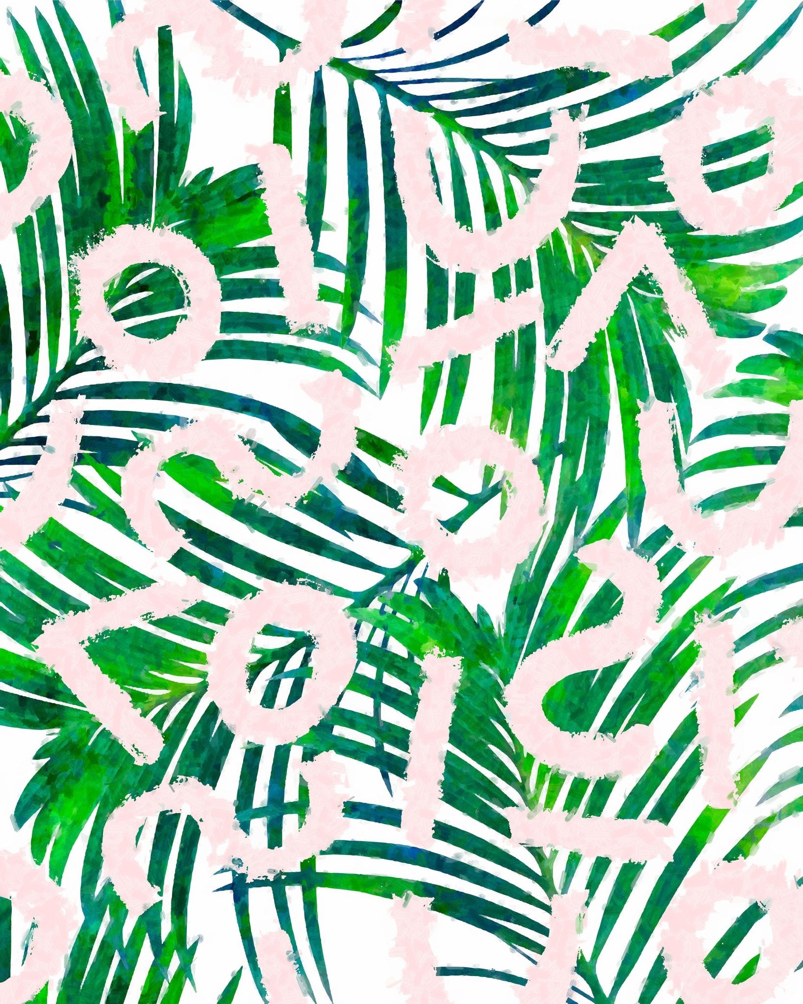 Tropical Abstract Script