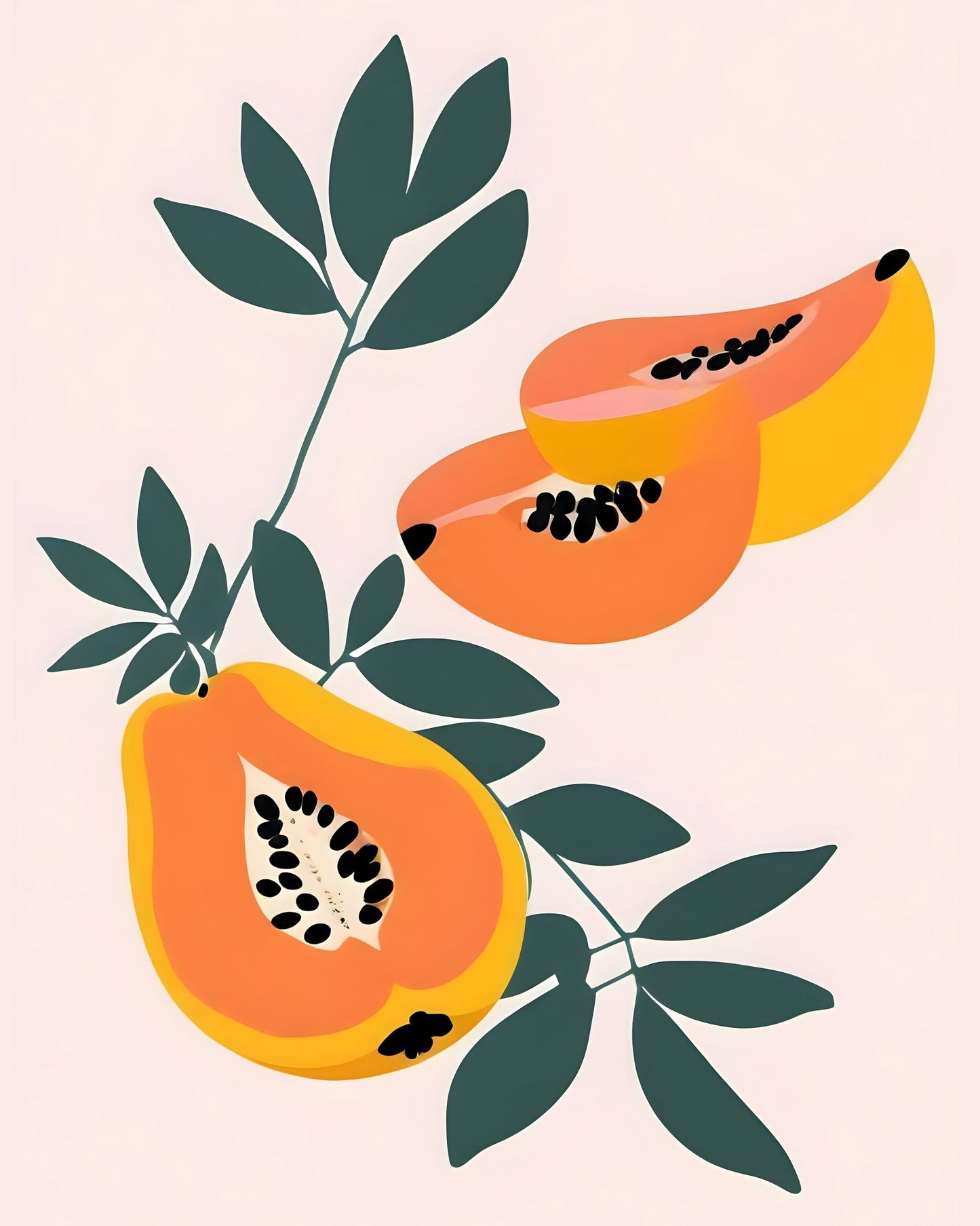 Papaya Botanical