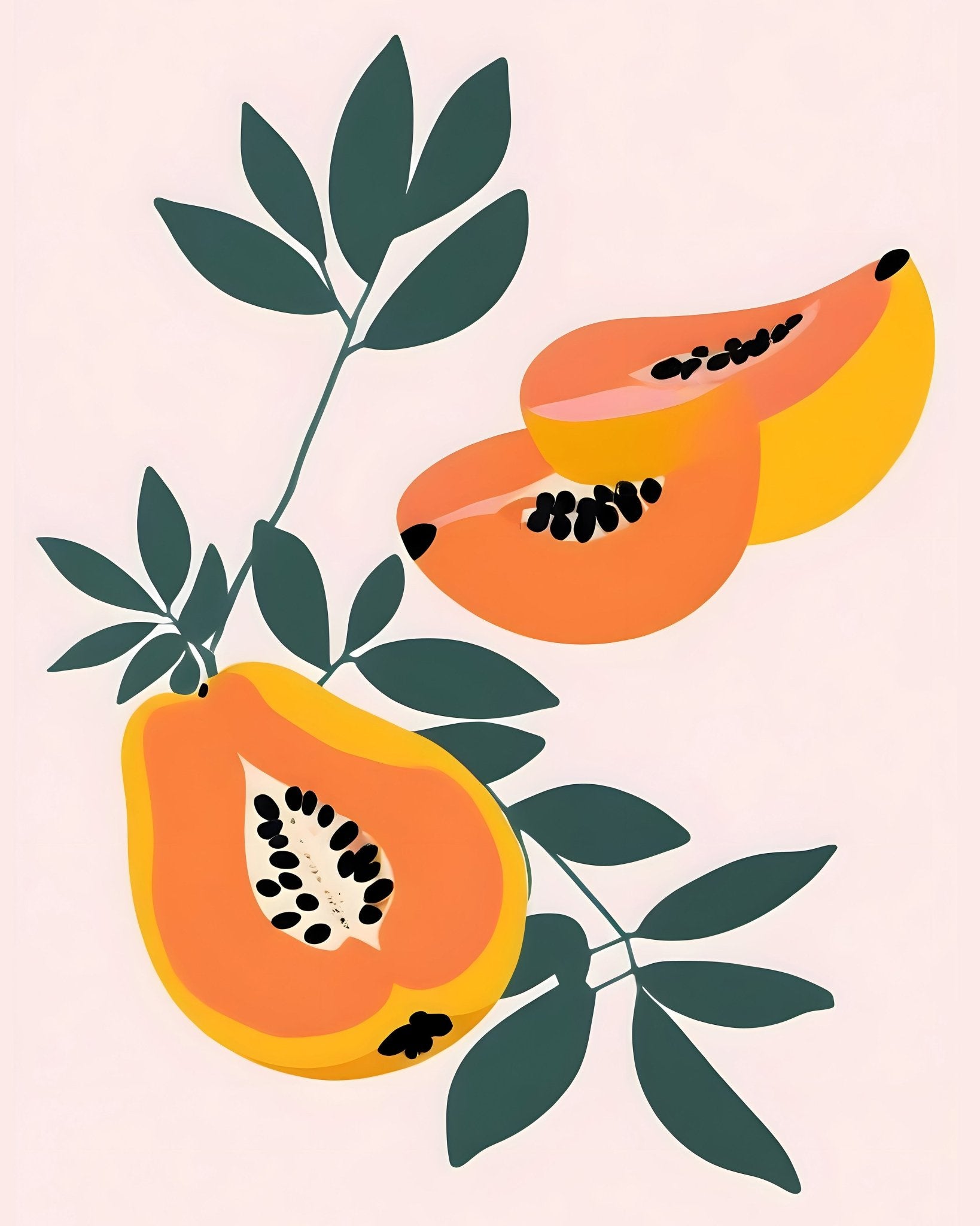 Papaya Botanical