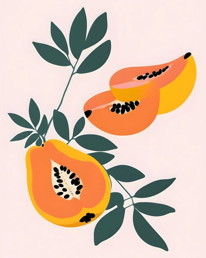 Papaya Botanical