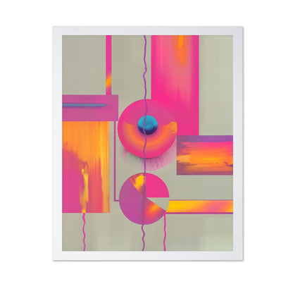 Neon Geometric Balance