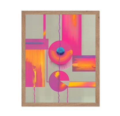 Neon Geometric Balance