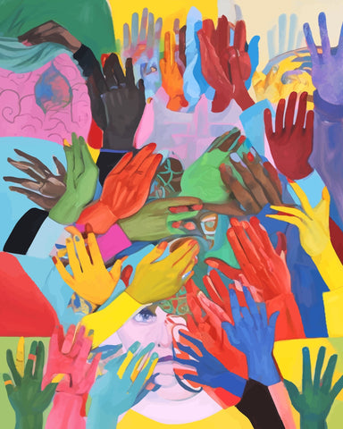 Colorful Hands Unity