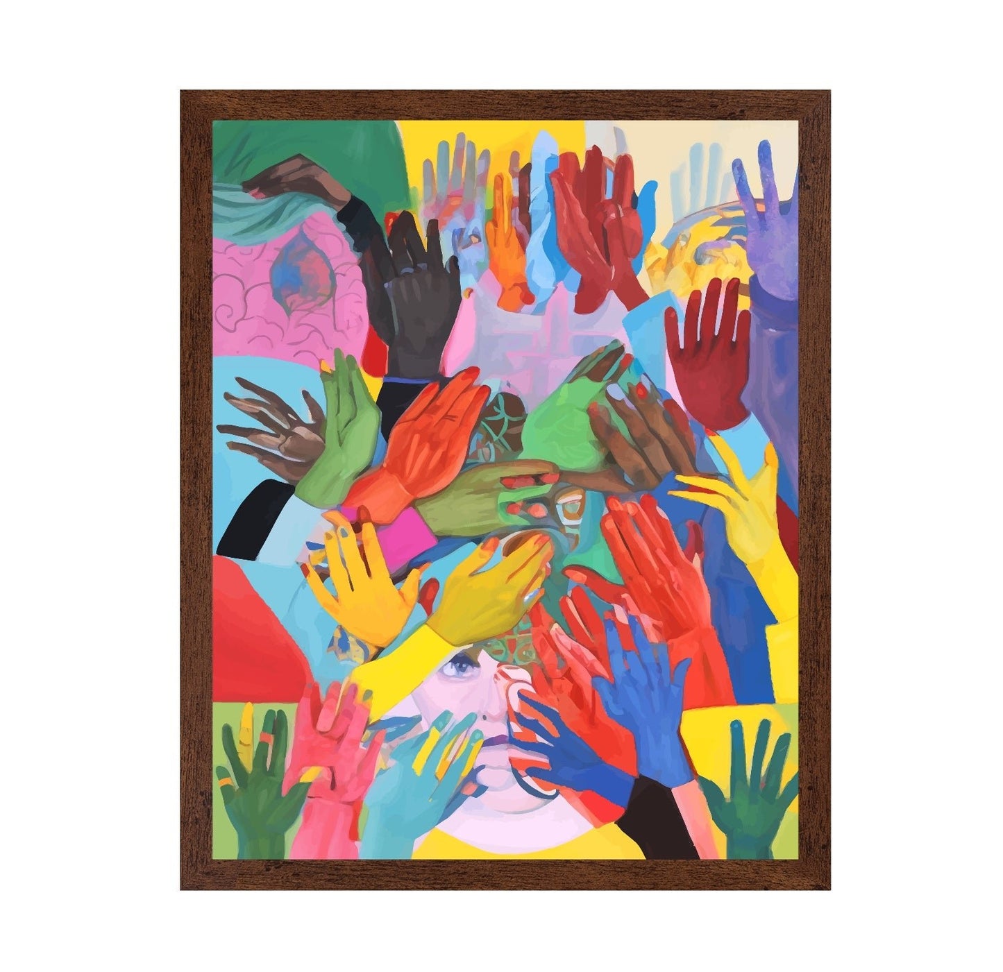 Colorful Hands Unity