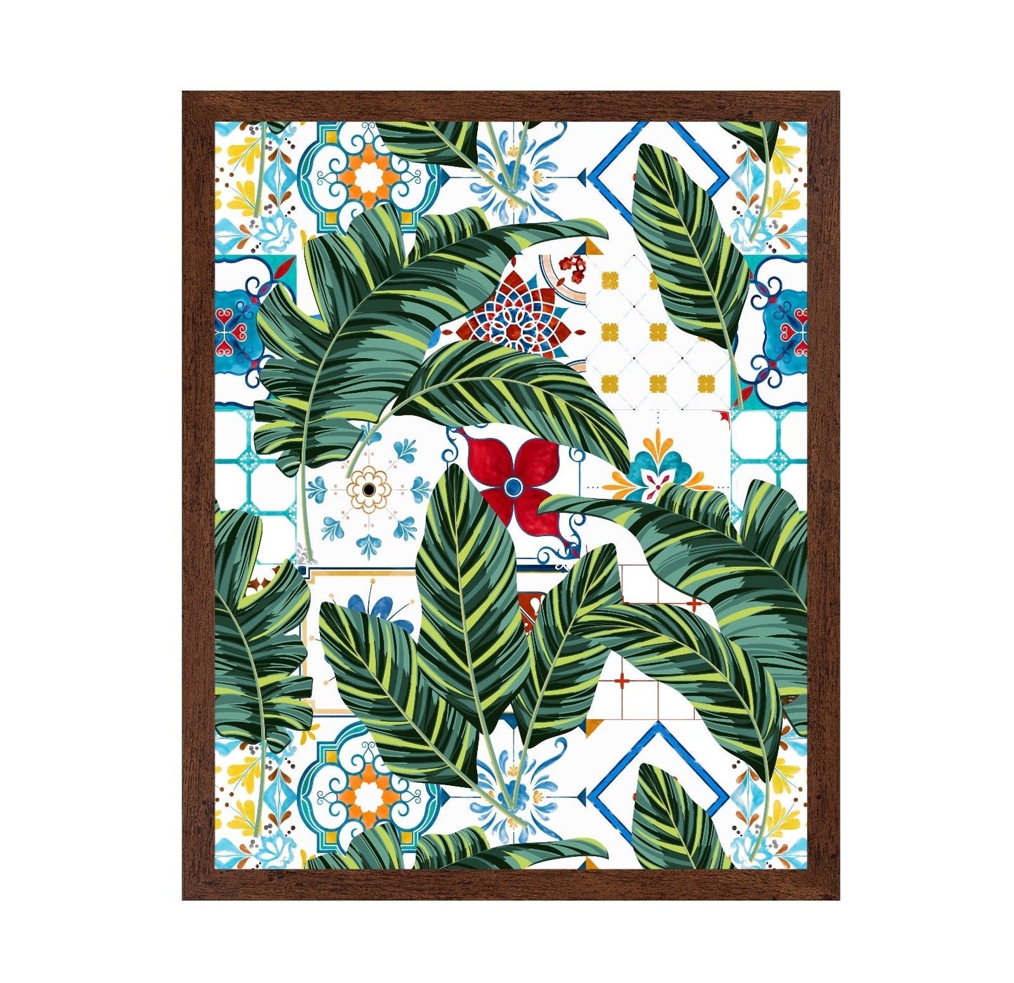 Tropical Tile Leaves