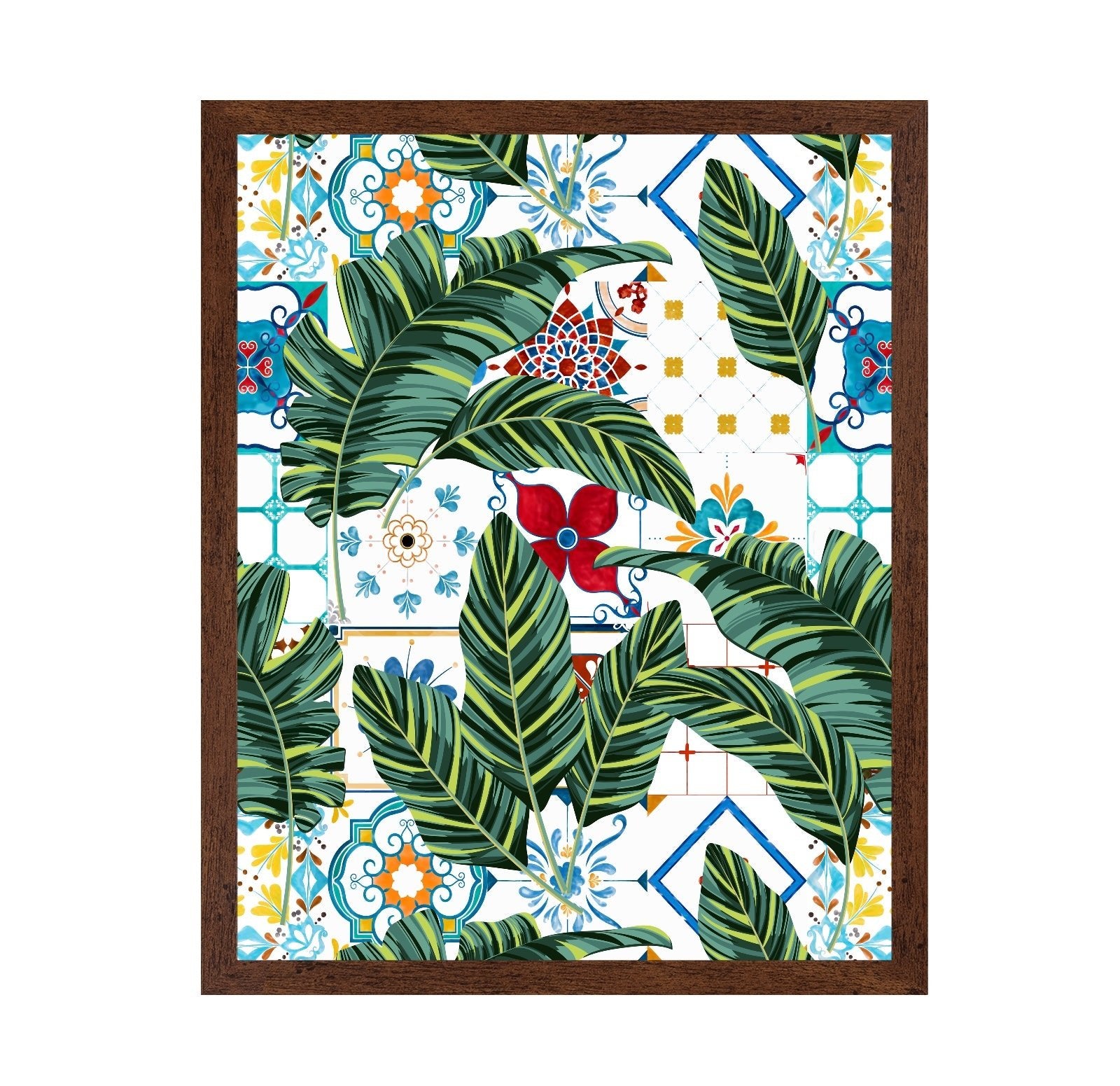 Tropical Tile Leaves