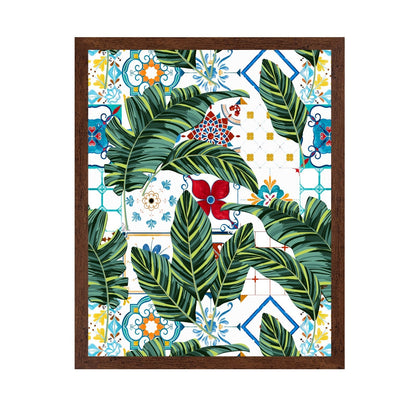 Tropical Tile Leaves