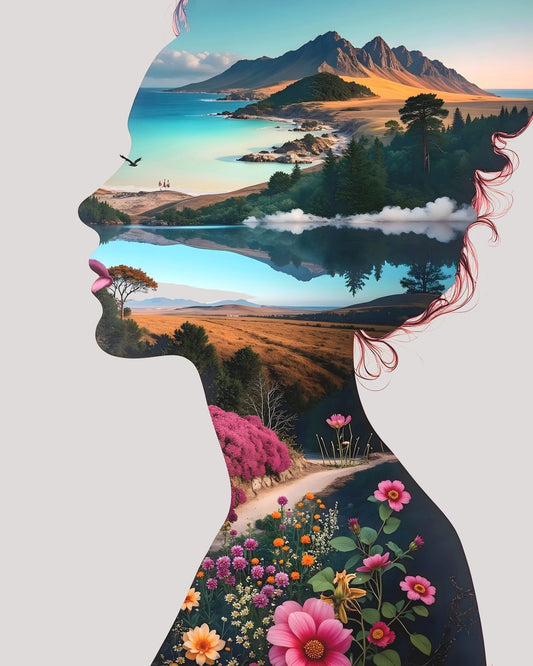 Woman Nature Silhouette