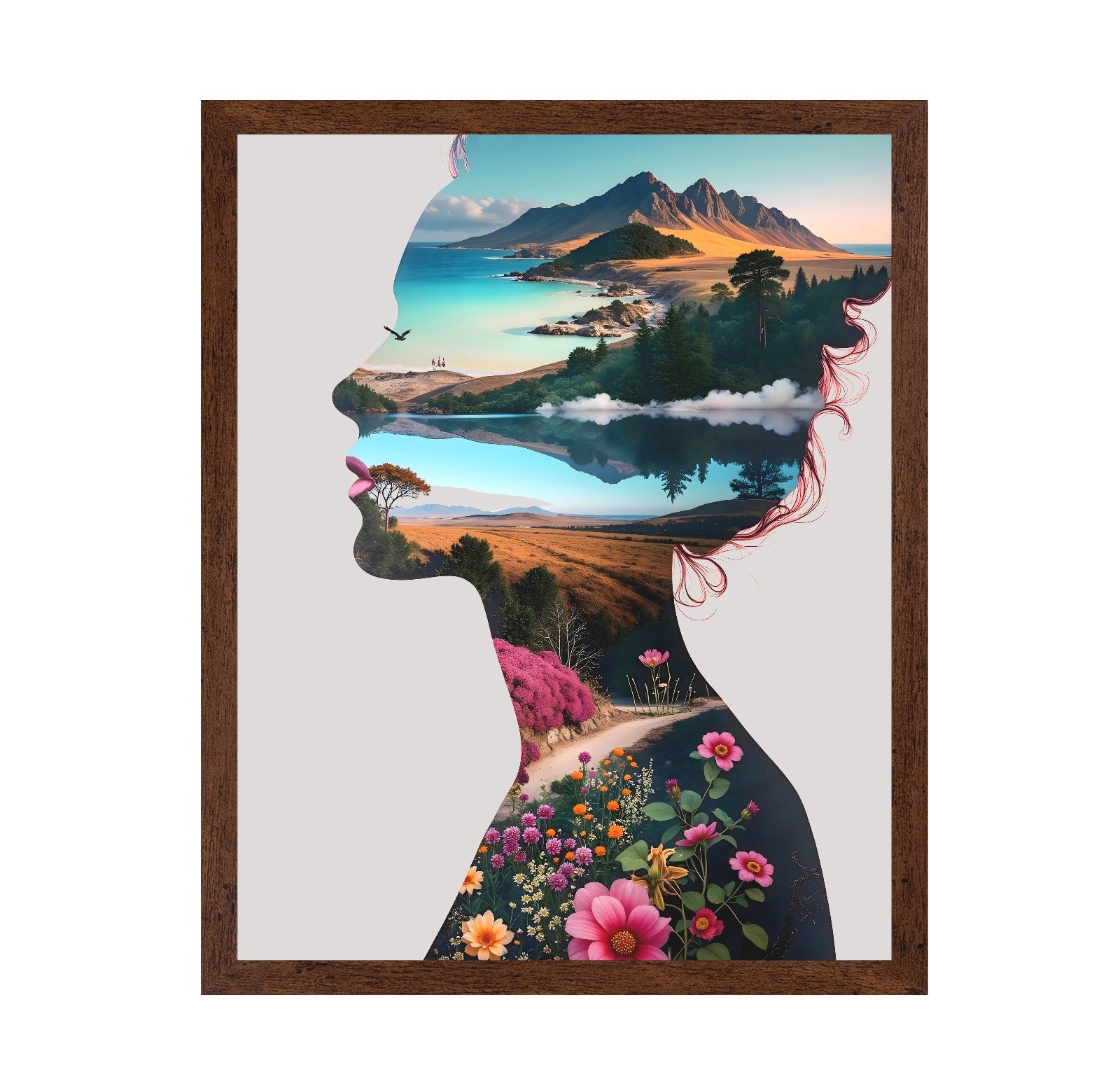 Woman Nature Silhouette