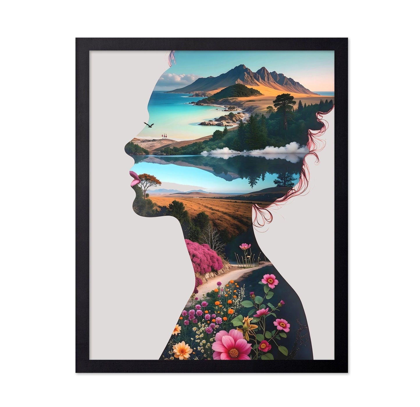 Woman Nature Silhouette