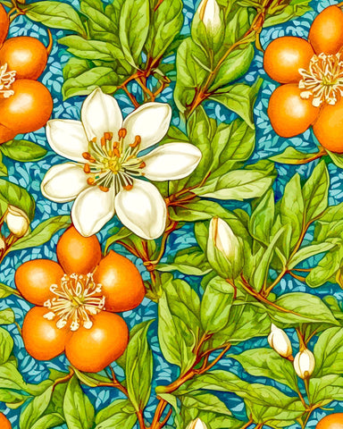 Citrus Blossom Pattern No2