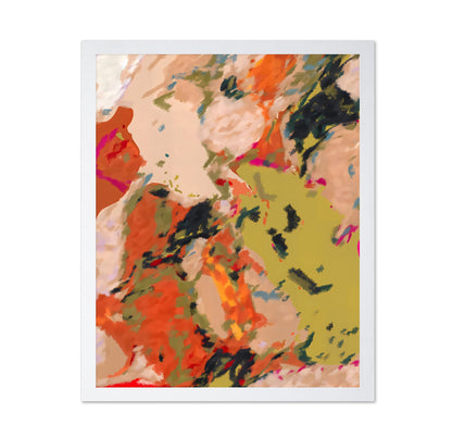 Warm Abstract Brushstrokes