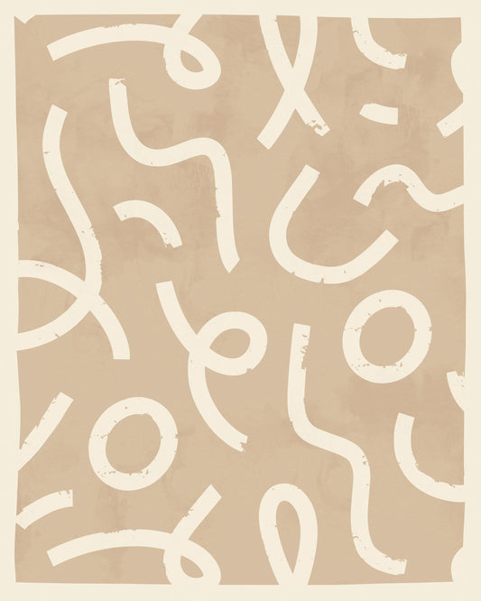 Neutral Abstract Shapes No3