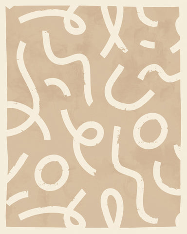 Neutral Abstract Shapes No3
