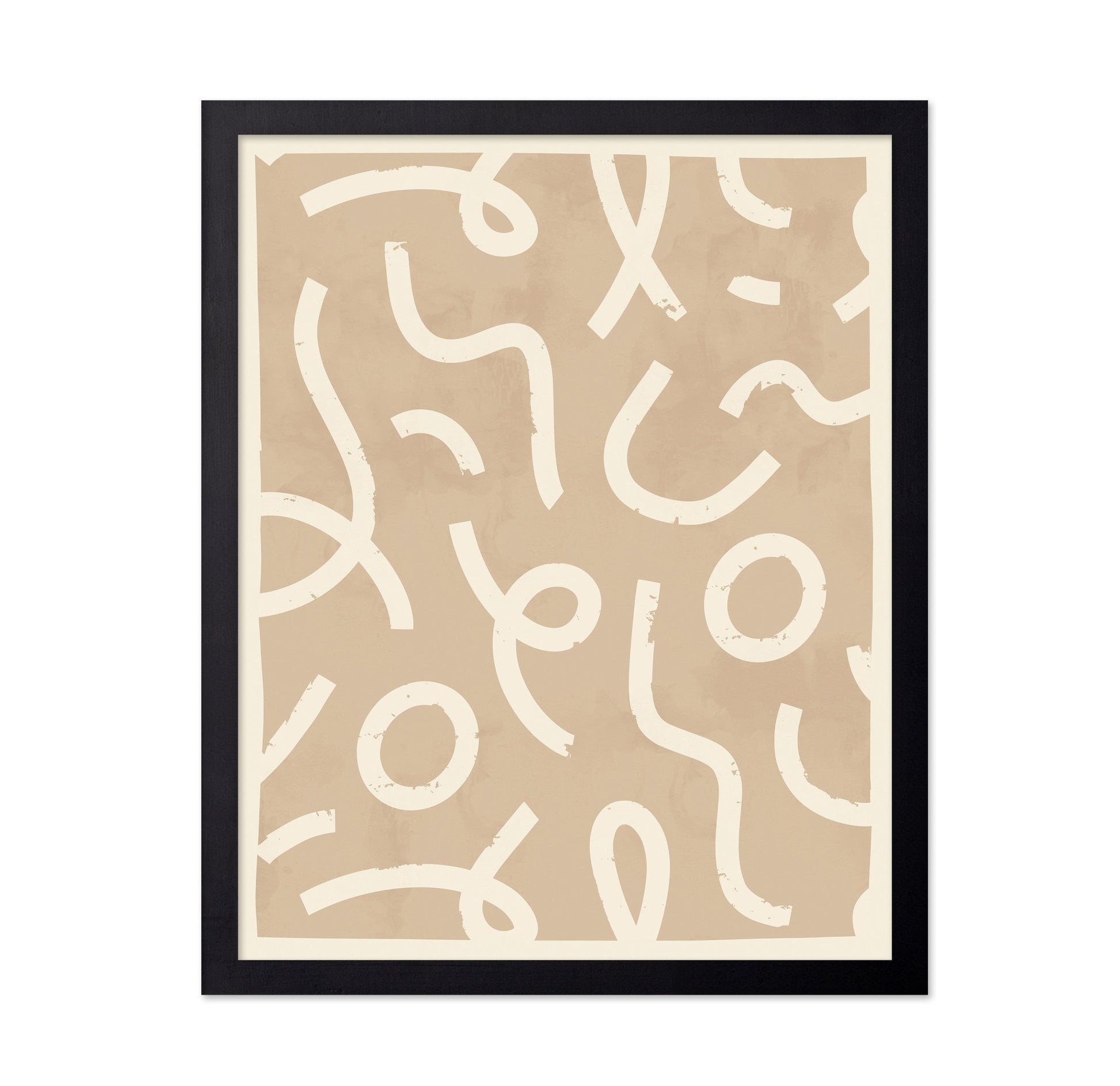 Neutral Abstract Shapes No3