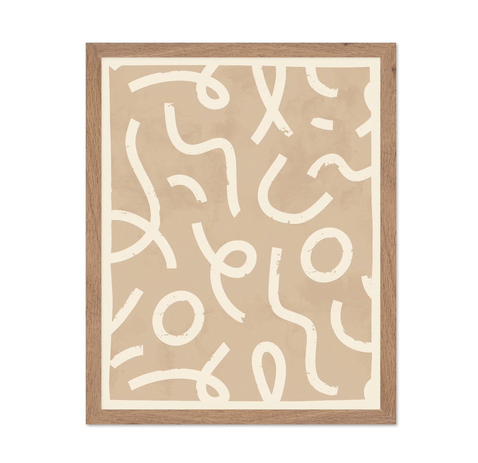 Neutral Abstract Shapes No3
