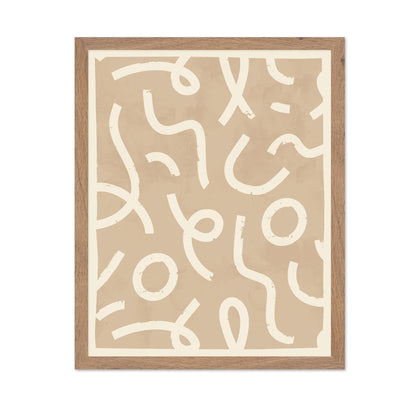 Neutral Abstract Shapes No3
