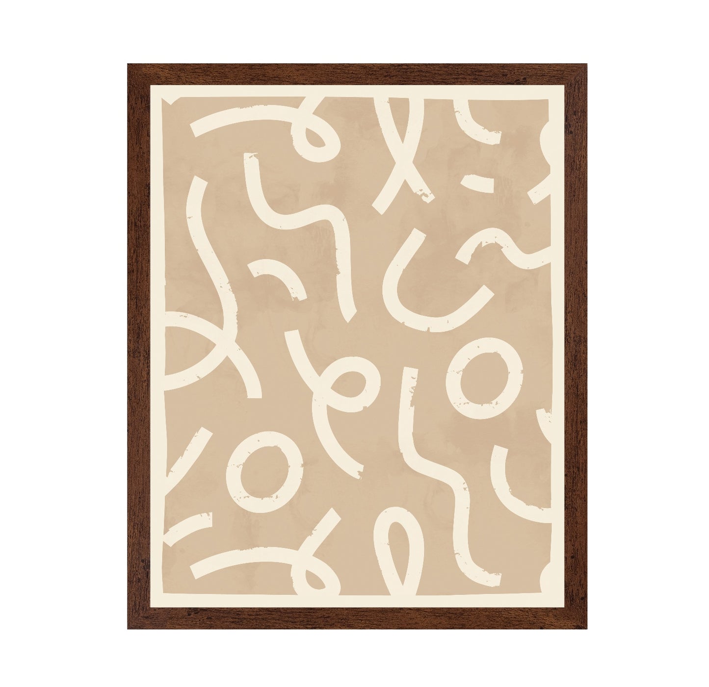 Neutral Abstract Shapes No3