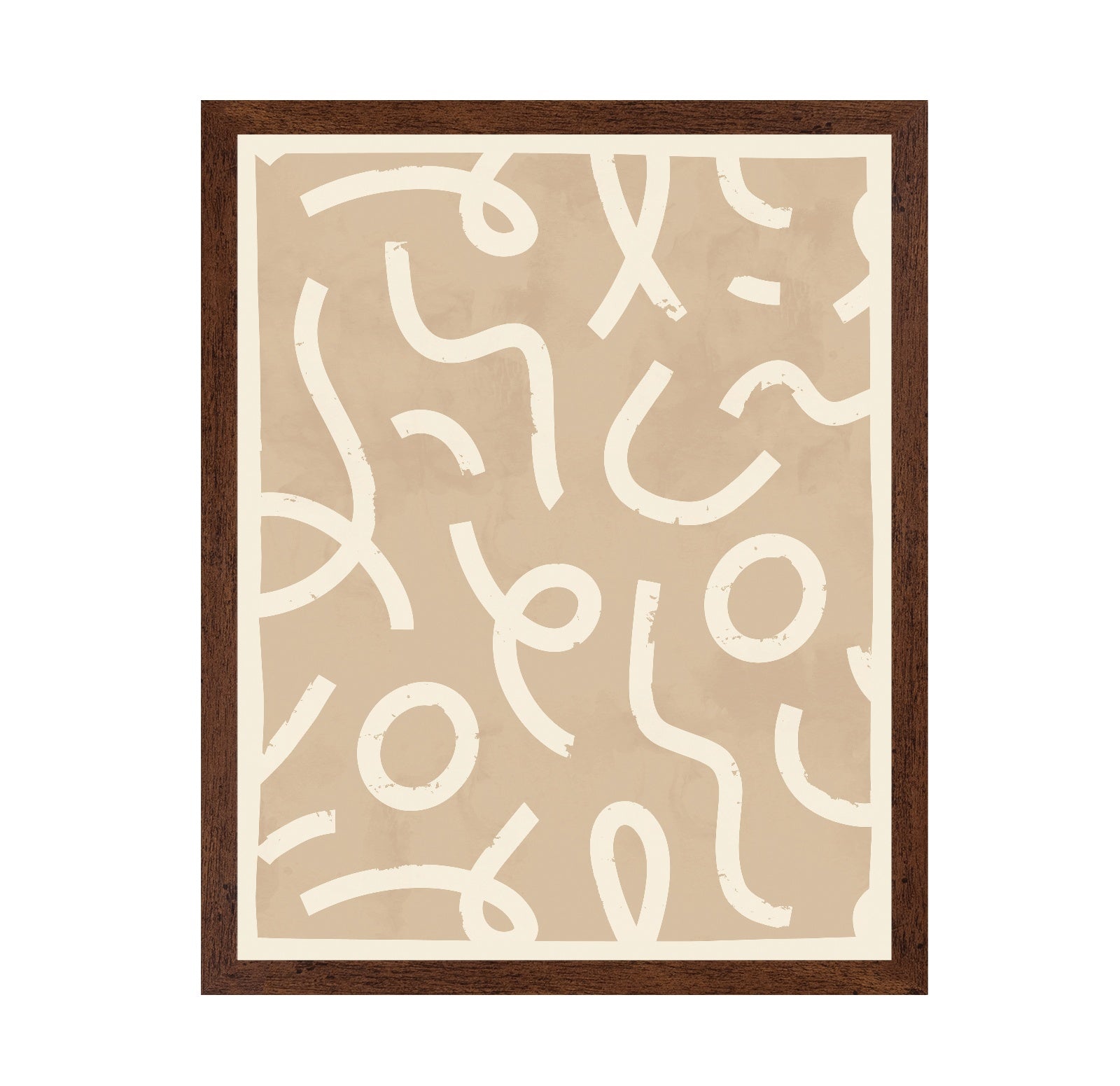Neutral Abstract Shapes No3