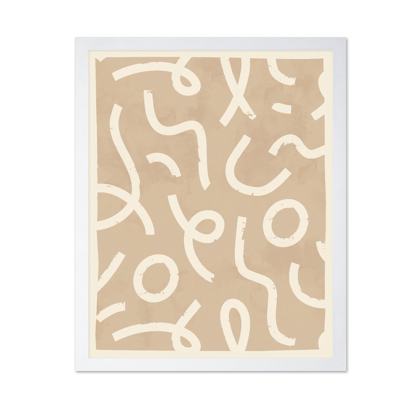 Neutral Abstract Shapes No3