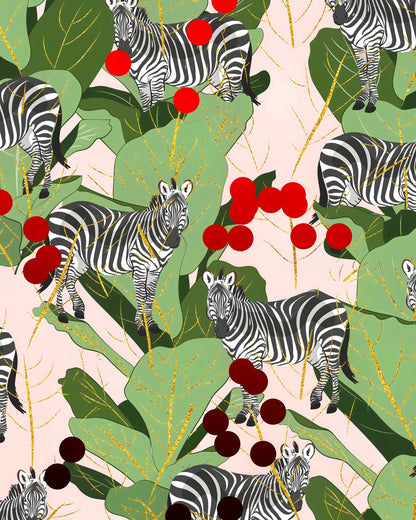 Zebra Jungle Pattern