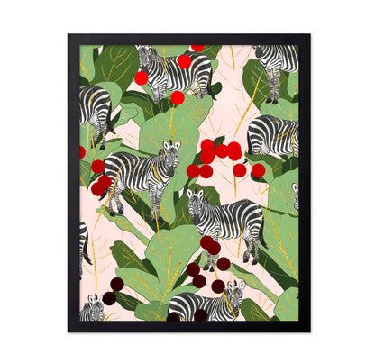 Zebra Jungle Pattern